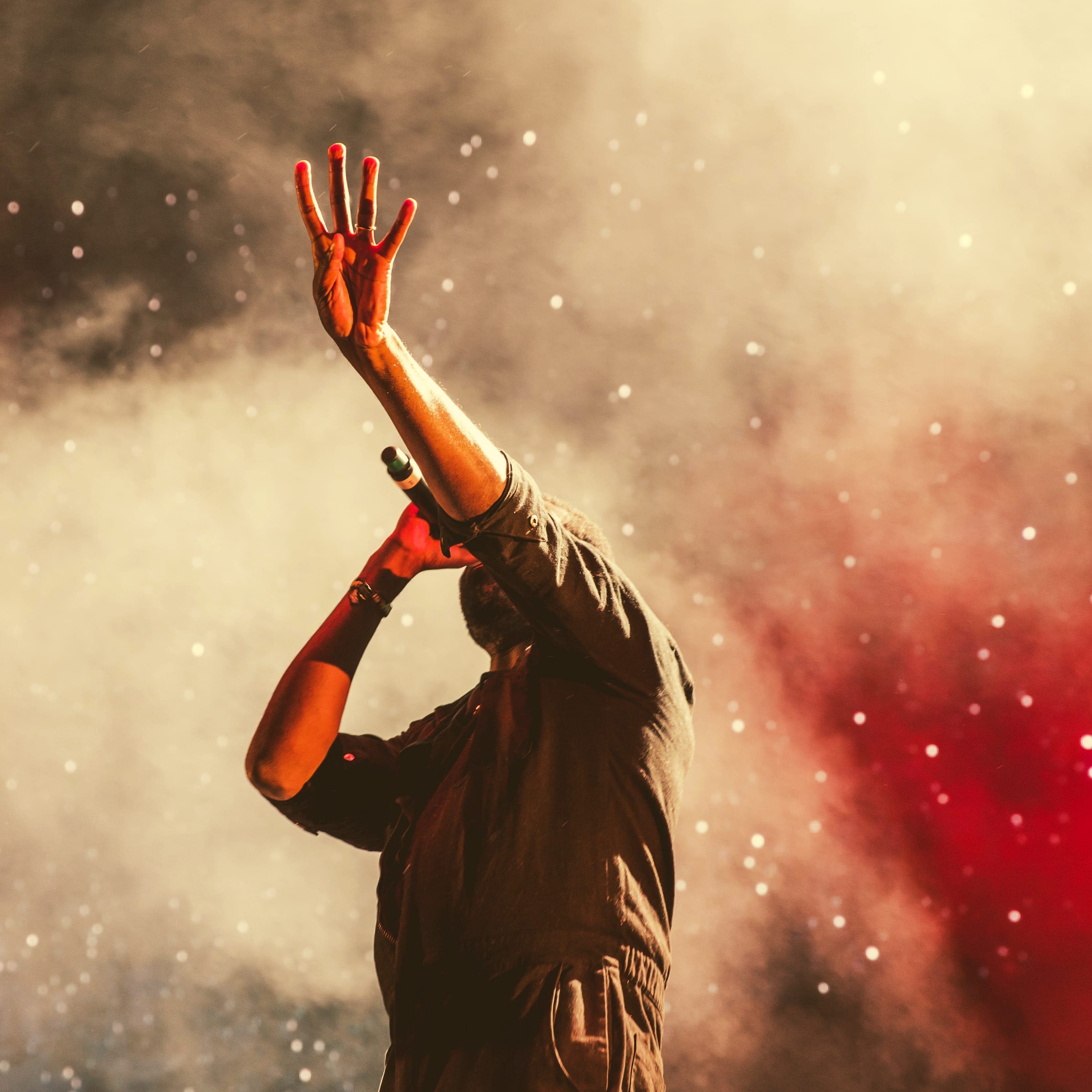 Featured artist performing
